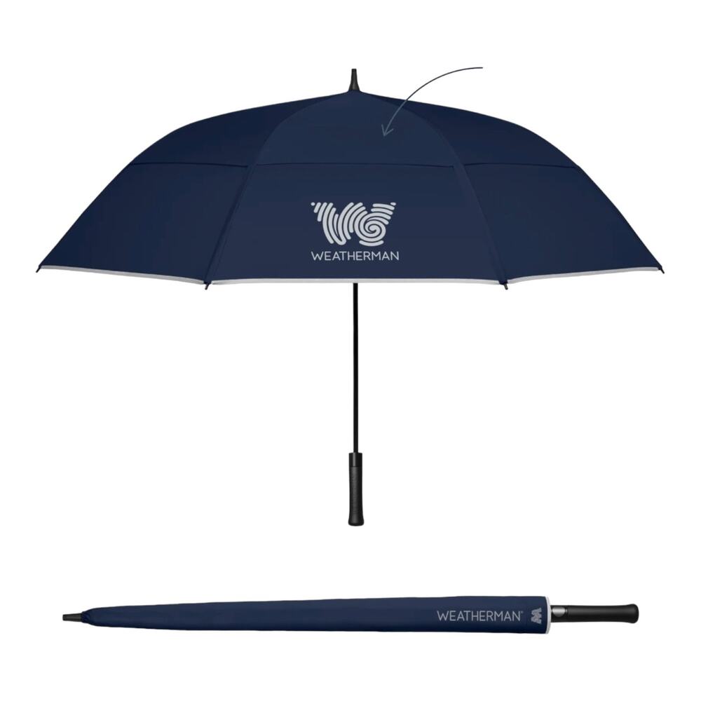 Weatherman Virginia Tech Hokies Golf Umbrella Windproof 68"